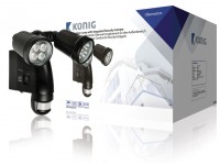 Utendørslampe med integrert kamera og bevegelsessensor